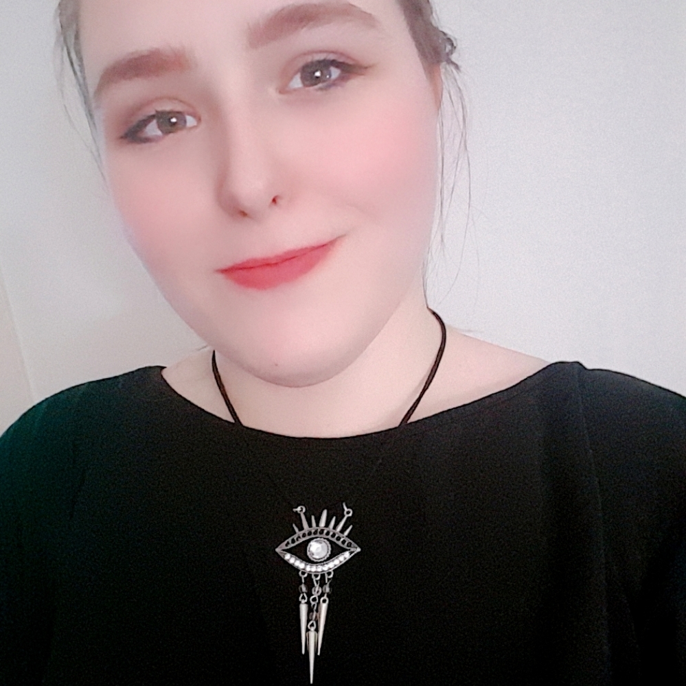 Eye of the Divine Silver Plated Necklace - Picture 9 of 10